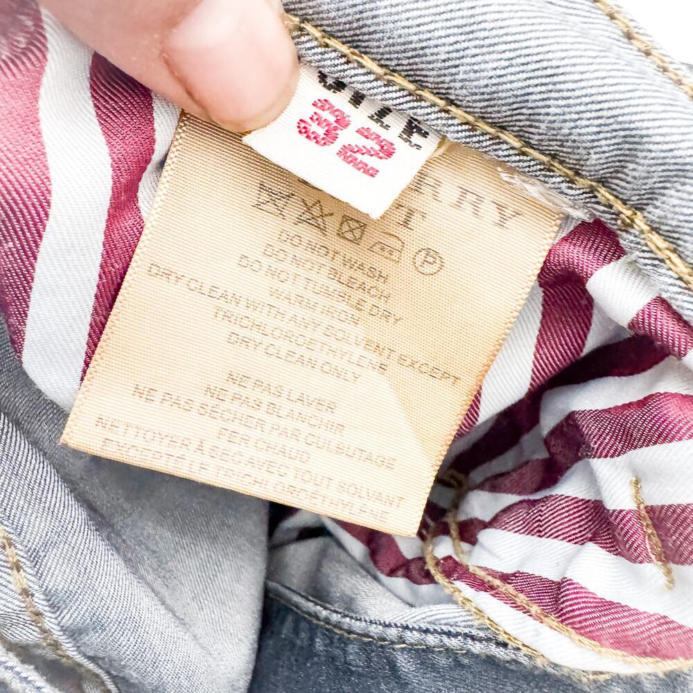 Burberry Brit Straight Leg Dark Wash Denim Jeans Size 32 - Picture 6 of 8